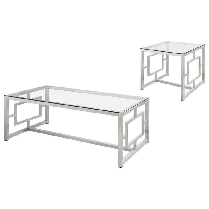 Merced - Rectangular Coffee Table Set - Simple Home Plus