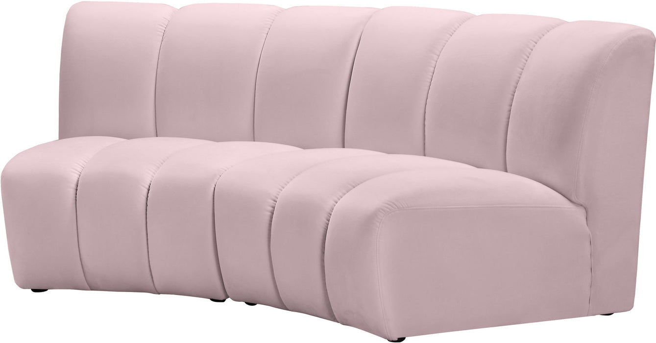 Infinity - 2 Piece Velvet Modular Sectional - Simple Home Plus