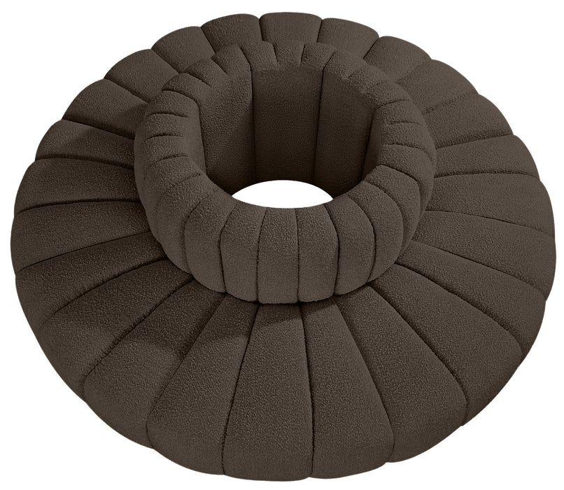 Arc - Boucle Fabric 8 Piece Round Modular Sofa - Simple Home Plus
