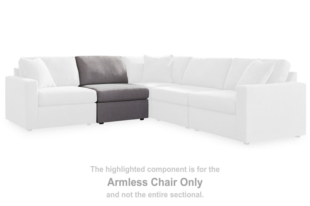 Modmax - Armless Chair - Granite - Simple Home Plus