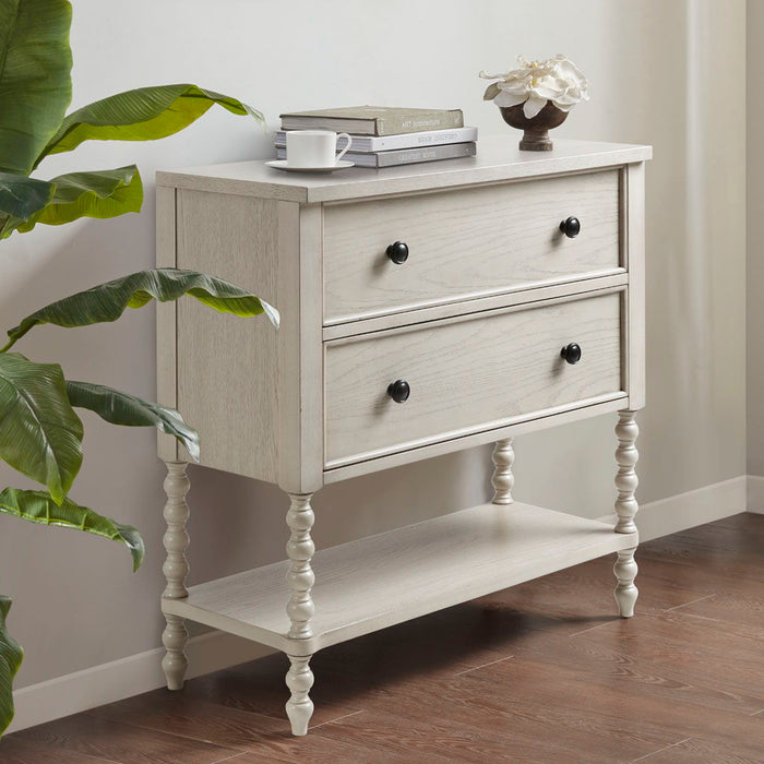Beckett - 2 Drawer Accent Chest - Natural - Simple Home Plus