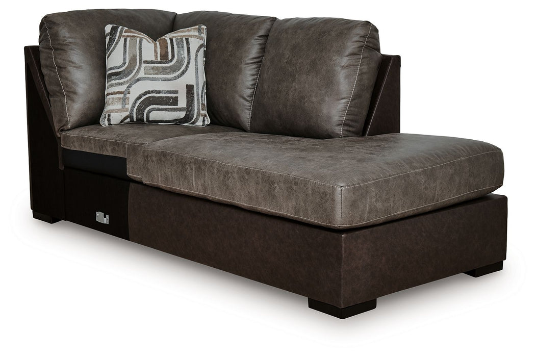 Castille Way - RAF Corner Chaise - Fossil - Simple Home Plus
