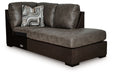 Castille Way - RAF Corner Chaise - Fossil - Simple Home Plus