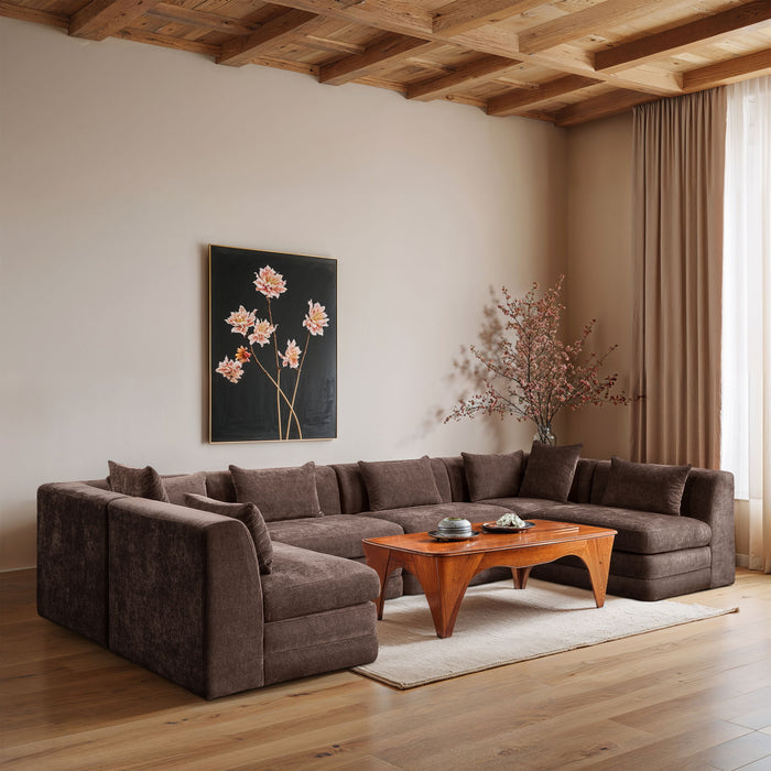 Stellar - 6 Piece Upholstered Modular Sectional - Simple Home Plus