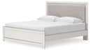 Zuraleus - Upholstered Panel Platform Bed With Roll Slats - Simple Home Plus