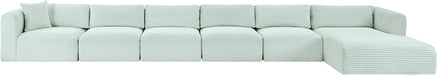 Shaggy - 6 Piece Modular Sectional With Chaise - Simple Home Plus