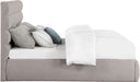 Adam - Linen Fabric Bed With 52" Headboard - Simple Home Plus