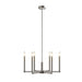 Renzetti - 6-Light Contemporary Candelabra Styled Chandelier - Silver - Simple Home Plus