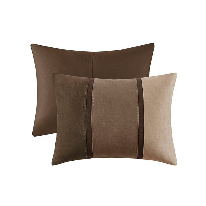 Palisades - King 7 Piece Comforter Set - Brown - Simple Home Plus