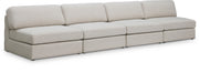Beckham - Modular 4 Seats Armless Sofa - Simple Home Plus