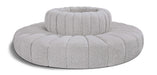 Arc - Boucle Fabric 8 Piece Round Modular Sofa - Simple Home Plus