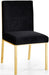 Opal - Dining Chair with Gold Legs (Set of 2) - Simple Home Plus