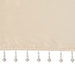Emilia - Lightweight Valance With Beads - Champagne - Simple Home Plus