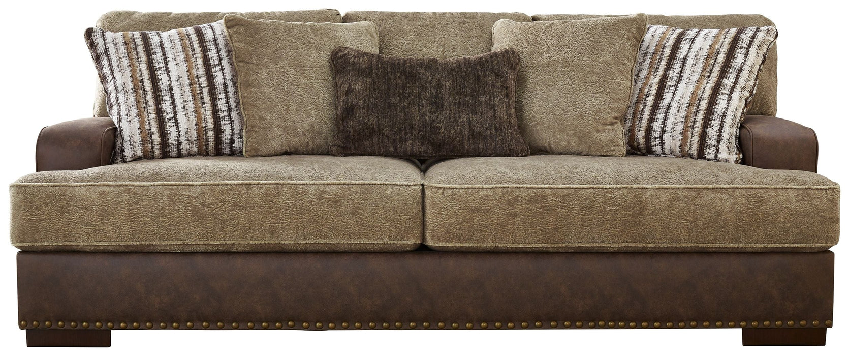 Alesbury - Chocolate - Sofa - Simple Home Plus
