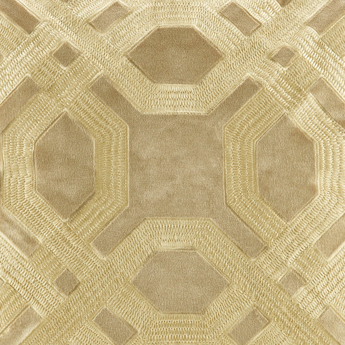 Biron - Square Decor Pillow - Gold - Simple Home Plus