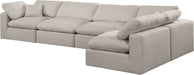 Comfy - 5 Piece Linen Modular Sectional - Simple Home Plus