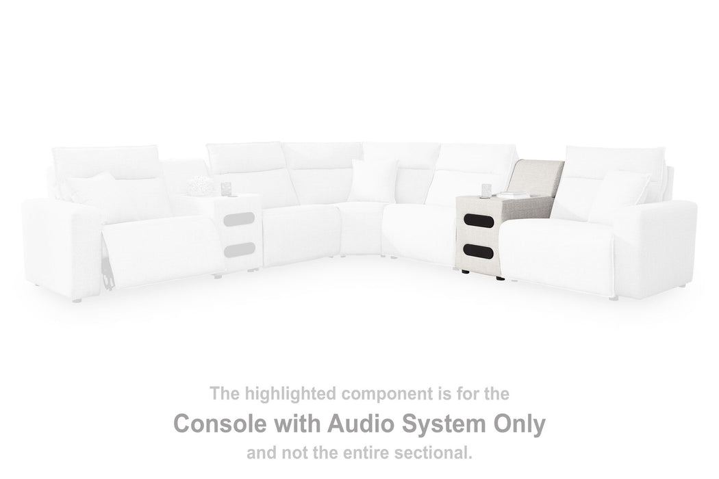 Modmax II - Console With Audio System - Stone - Simple Home Plus