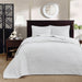 Quebec - Queen Reversible Bedspread Set - White - Simple Home Plus