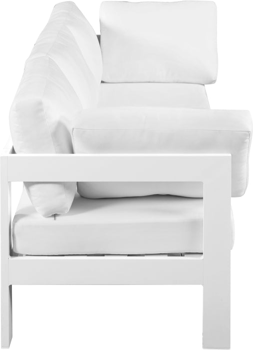 Nizuc - Outdoor Patio 3 Seat Modular Sofa With White Frame - Simple Home Plus