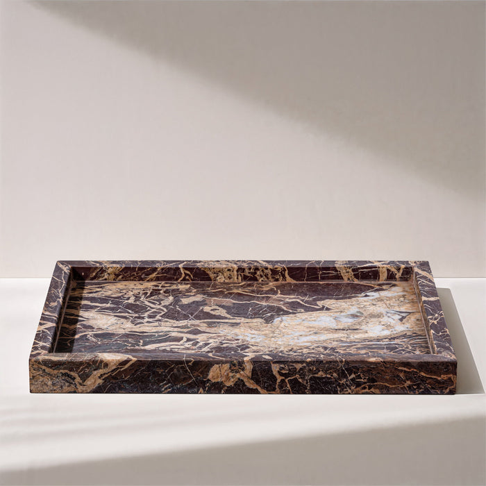 Barletta - Marble Rectangular Tray - Simple Home Plus