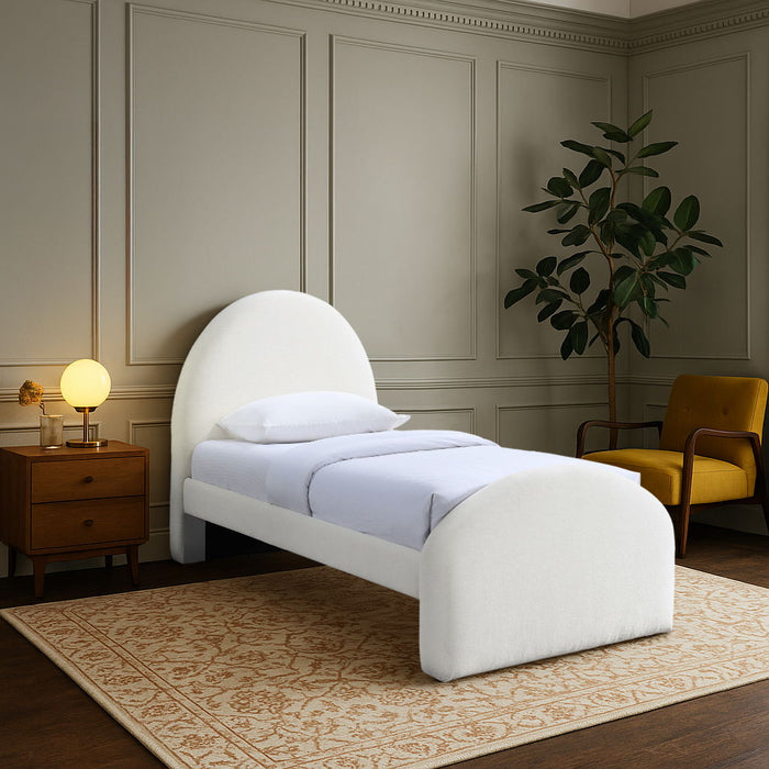 Andaz - Chenille Fabric Upholstered Bed - Simple Home Plus