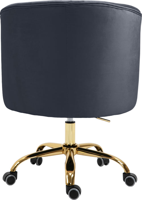 Arden - Office Chair with Gold Legs - Simple Home Plus