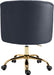 Arden - Office Chair with Gold Legs - Simple Home Plus