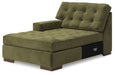Caspian-Town - LAF Corner Chaise - Olive - Simple Home Plus