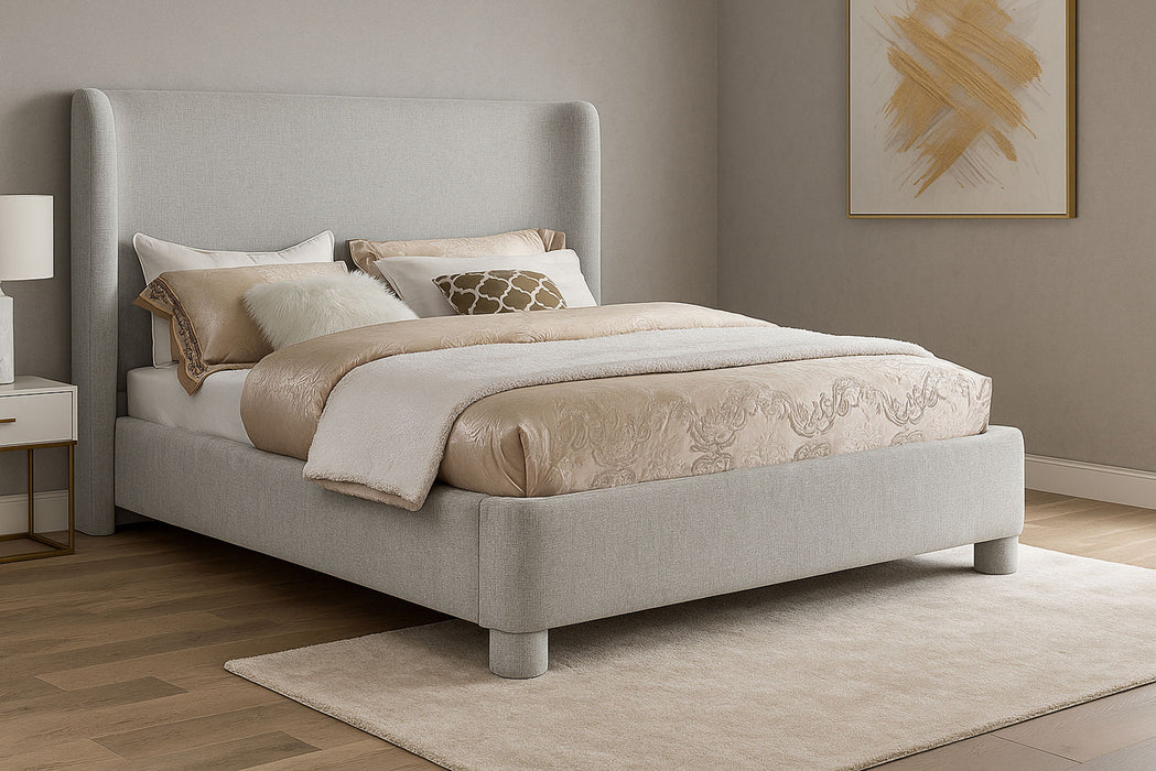 Penny - Chenille Fabric Bed - Simple Home Plus