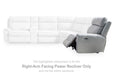 Social Pointe - RAF Zero Wall Power Recliner - Pearl / Ash - Simple Home Plus