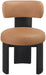 Atelier - Vegan Leather Upholstered Dining Chair (Set of 2) - Black Frame - Simple Home Plus