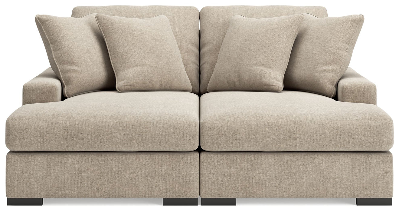 Calden - Super Chaise - Oatmeal - Simple Home Plus