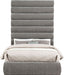 Adam - Chenille Fabric Bed With 89" Headboard - Simple Home Plus