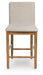 Isanti - Light Brown - Upholstered Barstool (Set of 2) - Simple Home Plus