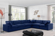 Comfy - 6 Piece Velvet Modular Corner Sectional - Simple Home Plus