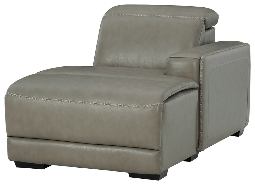 Correze - RAF PWR Reclining Back Chaise - Gray - Simple Home Plus