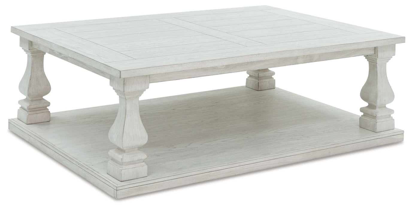Arlendyne - Antique White - Rectangular Cocktail Table - Simple Home Plus