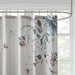 Cassandra - Printed Shower Curtain - Blue - Simple Home Plus