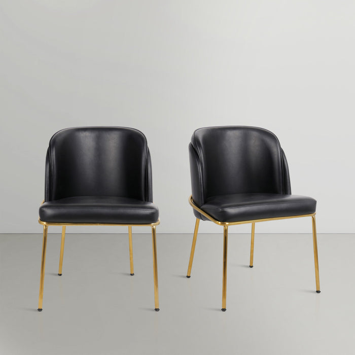 Jagger - Dining Chair (Set of 2) - Gold Base - Simple Home Plus