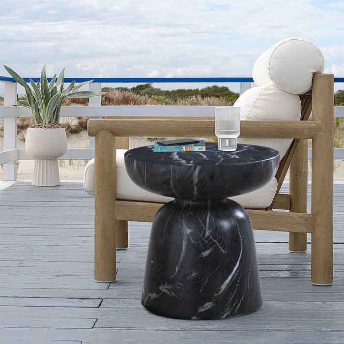 Avellino - Concrete End Table - Simple Home Plus