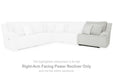 Top Tier - Raf Zero Wall Power Recliner - Alloy - Simple Home Plus