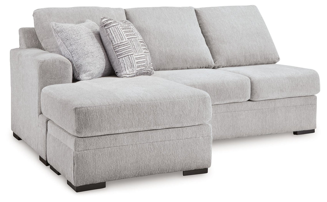 Gabyleigh - Laf Sofa Chaise - Nickel - Simple Home Plus