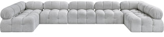 Ames - 7 Piece Boucle Fabric Modular Sectional - Simple Home Plus