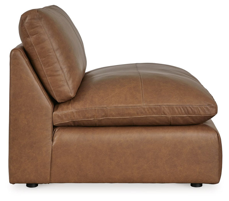 Emilia - Armless Chair - Caramel - Simple Home Plus