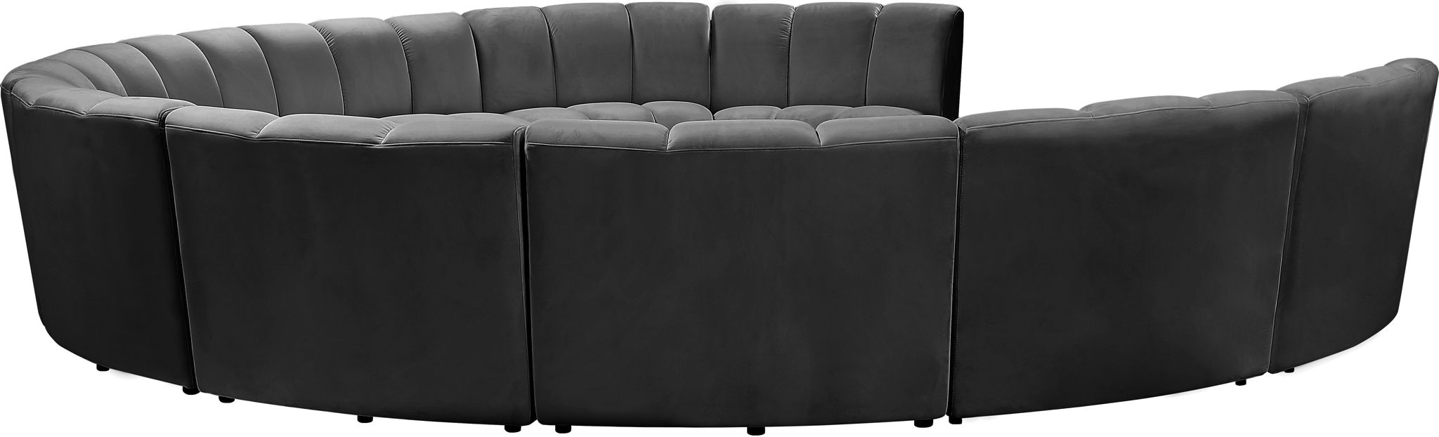 Infinity - 10 Piece Velvet Modular Sectional - Simple Home Plus