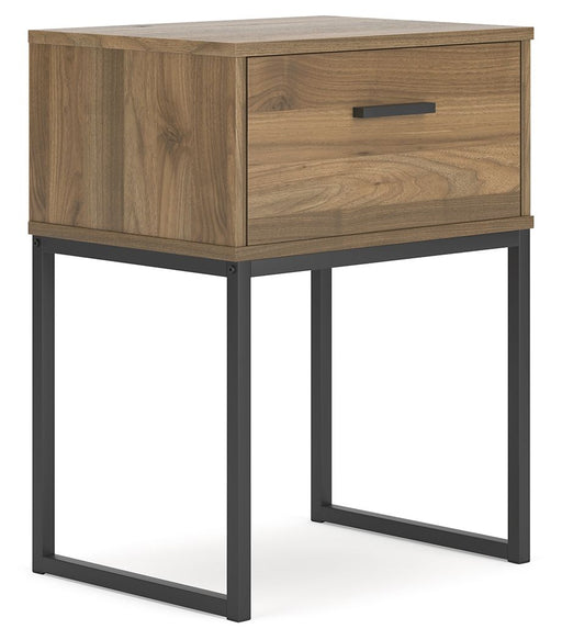 Deanlow - Honey - One Drawer Night Stand - Simple Home Plus
