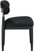Riccio - Dining Side Chair (Set of 2) - Black And Gold Frame - Simple Home Plus