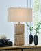 Laddner - Poly Table Lamp - Beige - Simple Home Plus