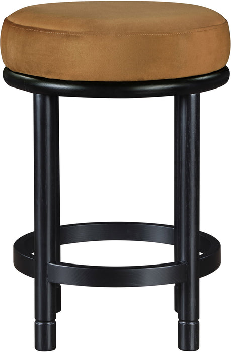 Monette - Counter Stool With Black Base - Simple Home Plus