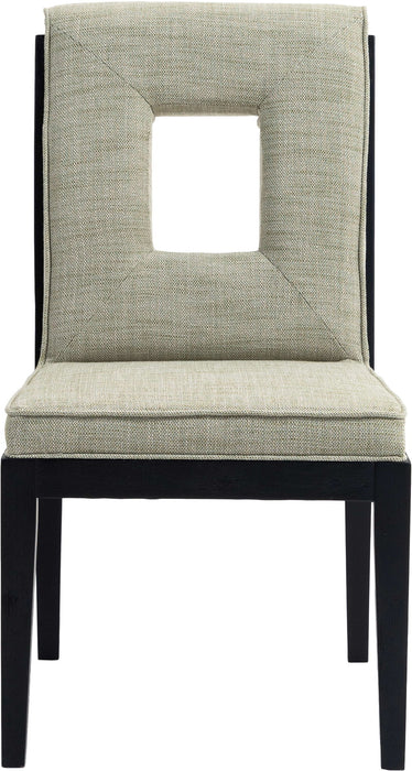 Gwendolyn - Dining Side Chair With Black Frame (Set of 2) - Simple Home Plus